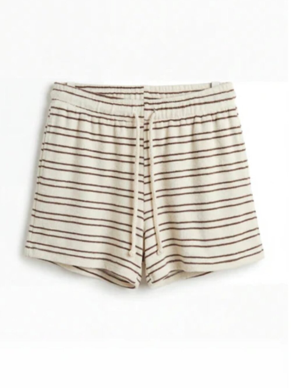 NWT Perfect White Tee Terry Striped Set, sz S - Picture 5 of 9